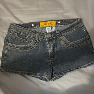 Diva Dark Blue Jean Shorts